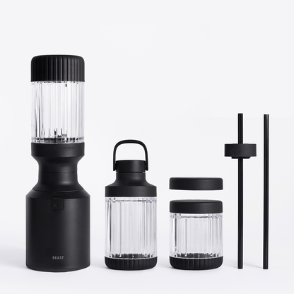LuxePressKitchen Mini 600 Plus Compact Personal Blender with 600W Motor, BPA-Free Tritan Vessels, and Straw Cap System