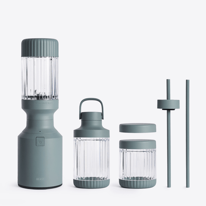 LuxePressKitchen Mini 600 Plus Compact Personal Blender with 600W Motor, BPA-Free Tritan Vessels, and Straw Cap System