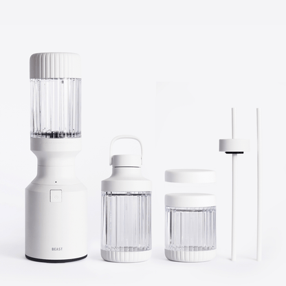 LuxePressKitchen Mini 600 Plus Compact Personal Blender with 600W Motor, BPA-Free Tritan Vessels, and Straw Cap System