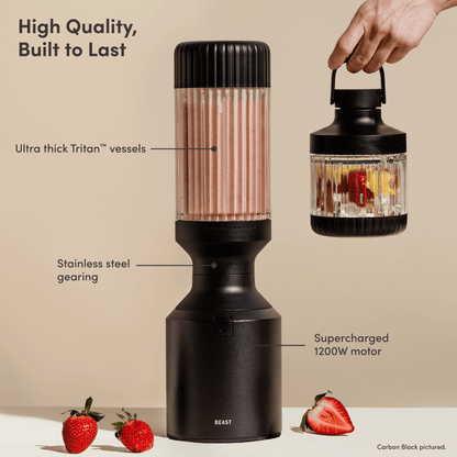LuxePressKitchen Mega 1200 Plus Blender 1200W, 40.5 oz, BPA-Free